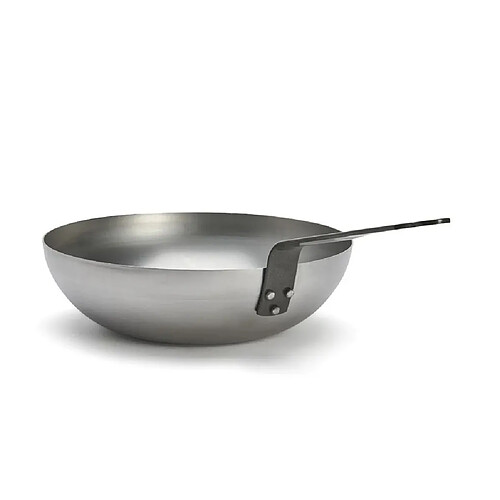 Wok bombé en acier 24cm - 5617.24 - Mineral B - DE BUYER