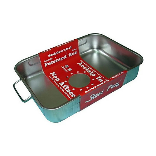 Plat à four inox 40x28cm - 11163 - STEEL PAN