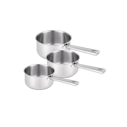 Beka série de 3 casseroles inox Cicla