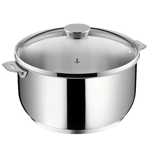 Faitout avec couvercle 26 cm inox - 12138031226 - Salvaspazio+ - LAGOSTINA