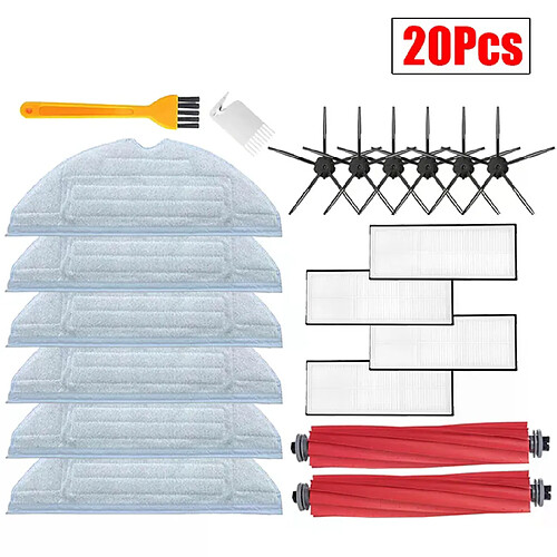 Kit accessoires pour robot aspirateur Roborock S7/S7 MaxV/T7S