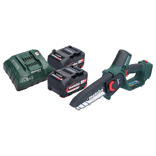 Metabo MS 18 LTX 15 scie sans fil 18 V 15 cm 5 m/s + 2x batterie 4,0 Ah + chargeur