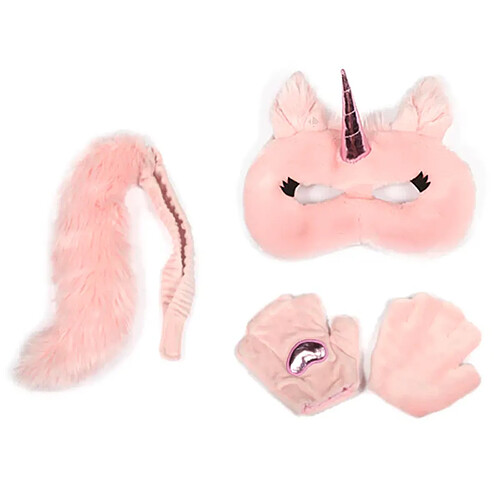 Linnea Déguisement enfant licorne peluche - Rose