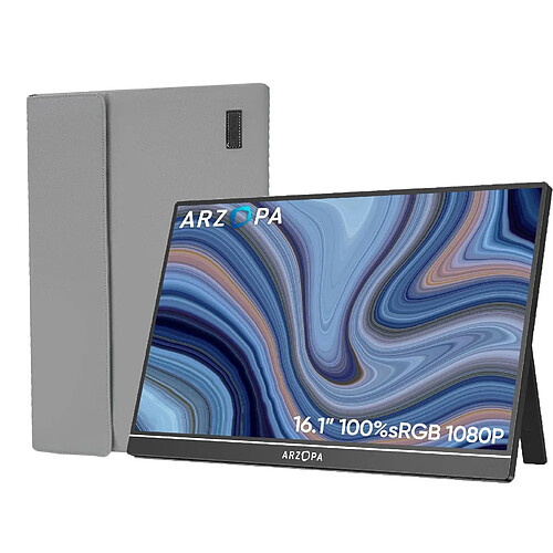 Arzopa Monitor 16.1' LED-Ecran Portable Z1C