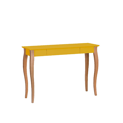 Ragaba Bureau d'appoint avec tiroir - Jaune