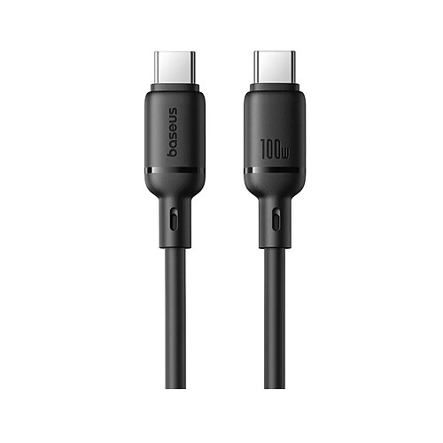 Câble Baseus Silky Series Charge Rapide Type-C 100W 1m Noir