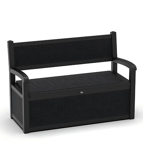 Novavision Coffre-banc de terrasse - Noir