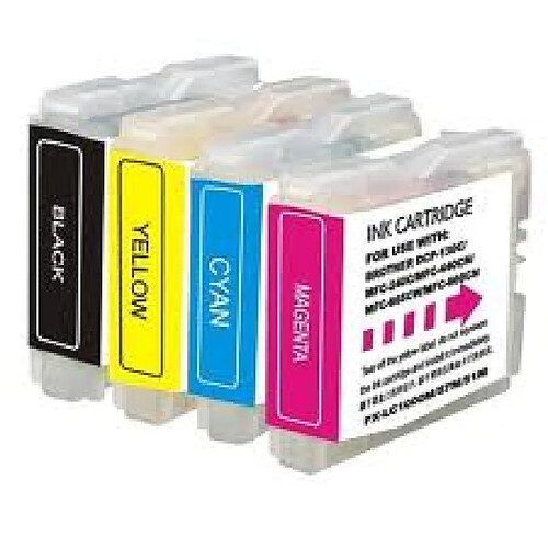 Brother Pack 4 cartouches d'encre - Noir et couleurs