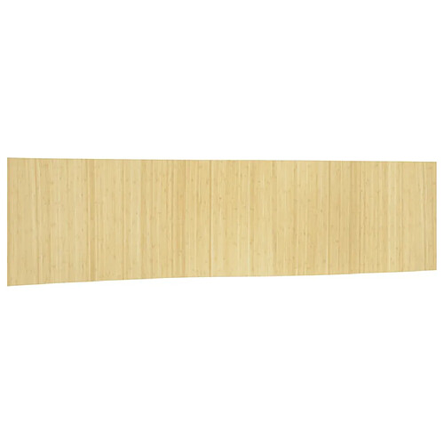 Decoshop26 Paravent séparateur de pièce cloison 165 x 800 cm bambou beige DEC031160