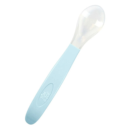 Tom Et Zoe Tom & Zoé Cuillère Bébé en silicone Bleu