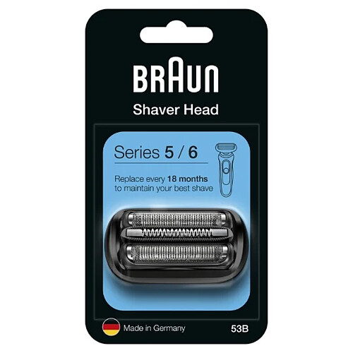 Tête de rechange 53B pour rasoir Braun série 5/6