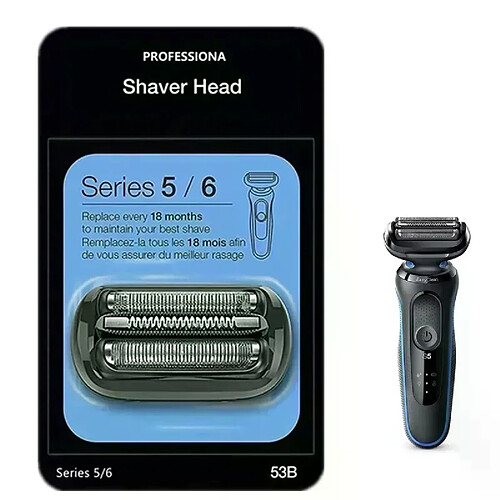 General Tête de rechange rasoir Braun 53B