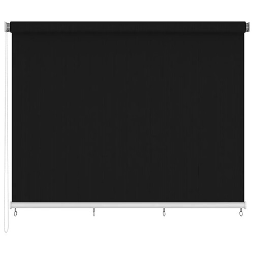 vidaXL Store roulant d'extérieur 350x230 cm Noir