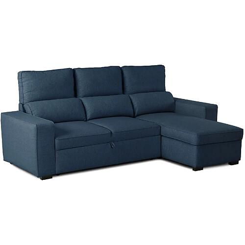 Budwing canapé d'angle convertible Harper - Bleu