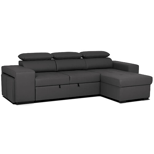 Budwing Canapé-lit droit John - Noir