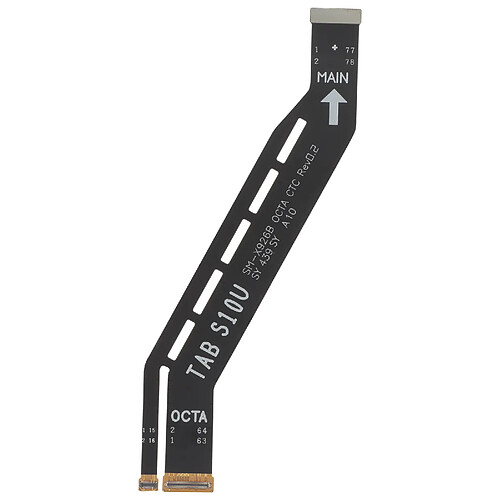 Avizar Clappio Nappe Carte Mère pour Samsung Galaxy Tab S10 Ultra Flex Connecteur Principal Noir