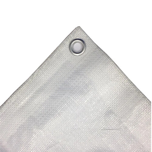 boni-shop Bâche de Protection 3x6m Blanche, 180 g/m², Étanche et Résistante
