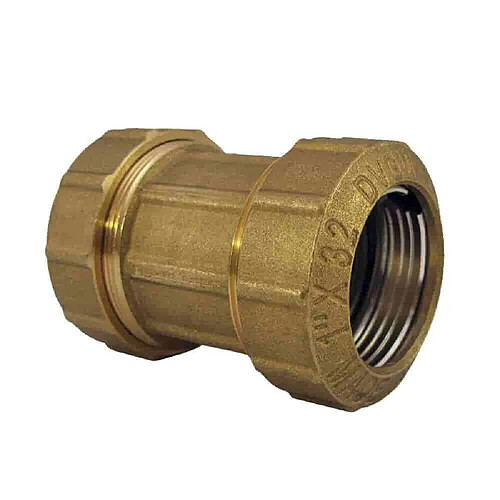 boni-shop Raccord PE 32mm en Laiton, Connecteur de Tuyau Polyéthylène