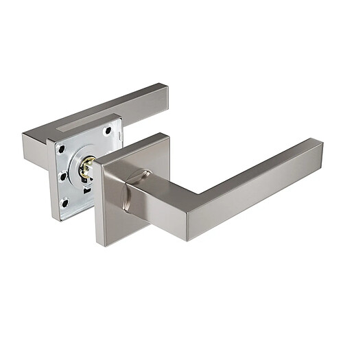 AMIG | Poignées sur rosace 8RX | 54 x 54 mm | Acier inoxydable | Mat