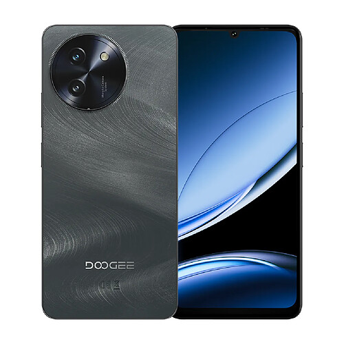 DOOGEE Note 59 Pro+ Téléphone Portable 6.75", 6250mAh, 36(12+24)Go+512Go, 50MP+8MP,Empreinte digitale/NFC,Dual SIM 5G smartphone-Noir