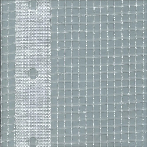 Klasebo Bâche d'échafaudage 1.70x20m 200g/m² - Protection chantier translucide