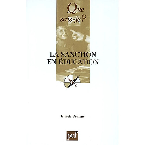 La sanction en éducation · Occasion