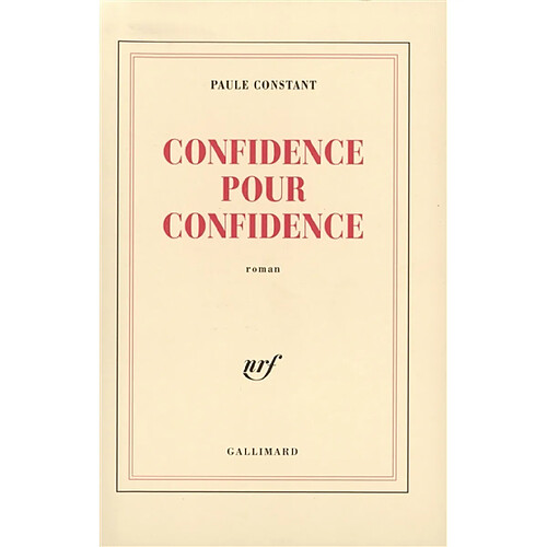 Confidence pour confidence · Occasion