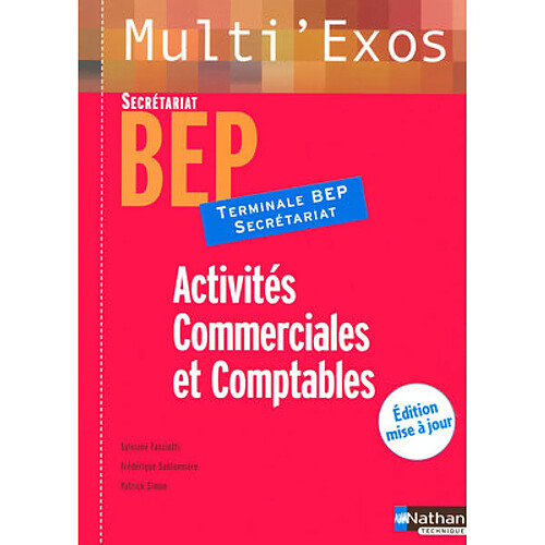 Activités commerciales et comptables, terminale BEP secrétariat · Occasion