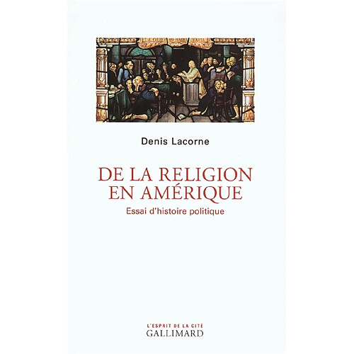 De la religion en Amérique : essai d'histoire politique · Occasion