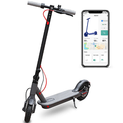 AOVOPRO LADPED Trottinette électrique pliant Scooter - 350W - Noir-- Avec App