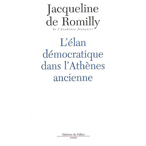L'élan démocratique dans l'Athènes ancienne · Occasion