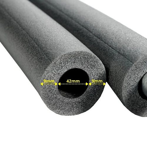 boni-shop Isolation tuyau 42 mm x 9 mm, CLIMAFLEX® 2m, isolation thermique tuyau, manchon isolation
