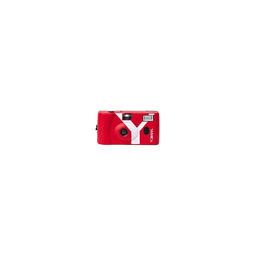 Appareil photo Argentique Yashica MF 1 Snapshot Art Camera Y Edition Rouge avec un Film 400 24