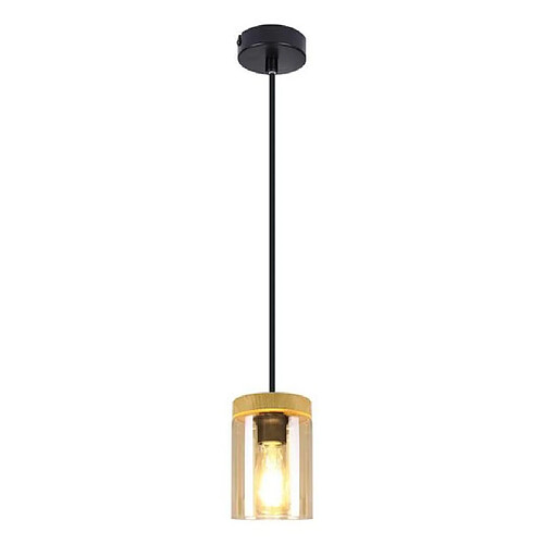 Zmh Suspension luminaire vintage - Bois
