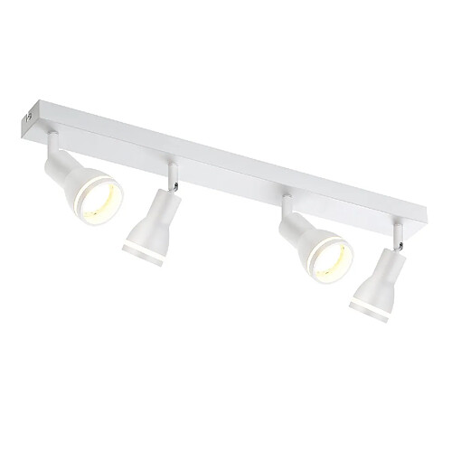 ZMH Plafonnier 4 Lames Métal Gu10 Plafonnier Moderne Spots Pour Bureau