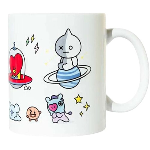 Line Friends BT21 Mug en Céramique BT21 Blanc