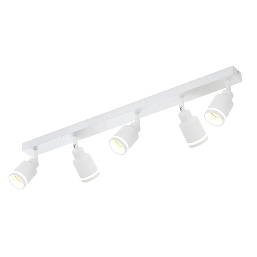 ZMH Spot De Plafond 5 Flammes Orientable 355°spot De Plafond Pour Bureau Chambre à Coucher