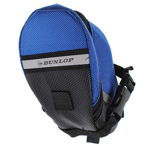 Dunlop Sacoche sous Selle pour Vélo Étanche avec Bandes Réfléchissantes Bleu