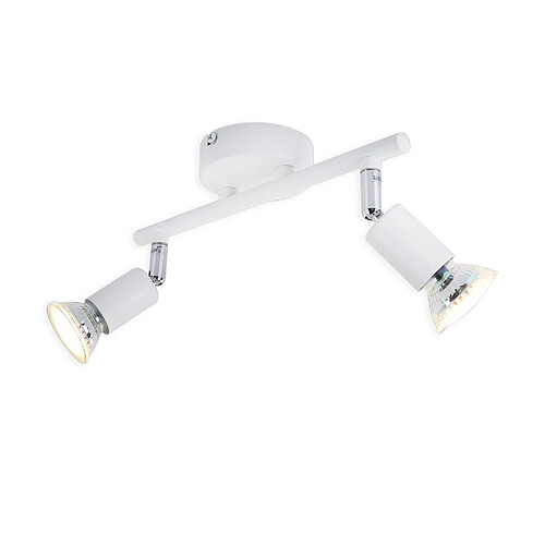 ZMH Spot De Plafond Orientable 330° Moderne Lampe De Chambre à Coucher Intérieur Gu10 Salon