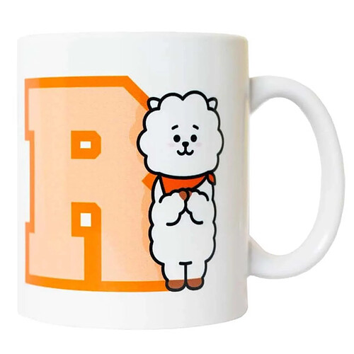 Line Friends BT21 Mug en Céramique 300ml RJ BT21 Blanc