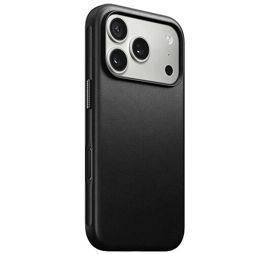 Nomad Coque pour iPhone 17 Pro MagSafe en Cuir Premium Antichocs Noir
