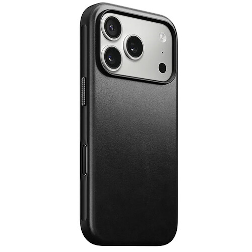 Nomad Coque pour iPhone 17 Pro MagSafe en Cuir Horween Antichocs Noir