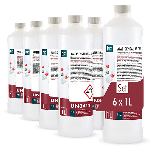 Hoefer Chemie Acide Formique 73% Höfer Chemie® - Bouteille de 1L, Qualité Technique