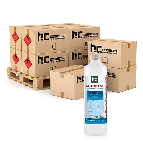 Hoefer Chemie Alcool isopropylique 99,9% Höfer Chemie® - Bouteille de 1 L pour Nettoyage Multisurface