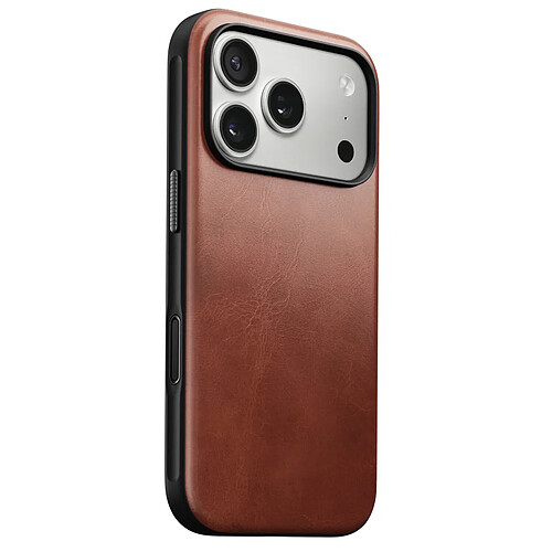 Nomad Coque pour iPhone 17 Pro MagSafe en Cuir Horween Antichocs Marron