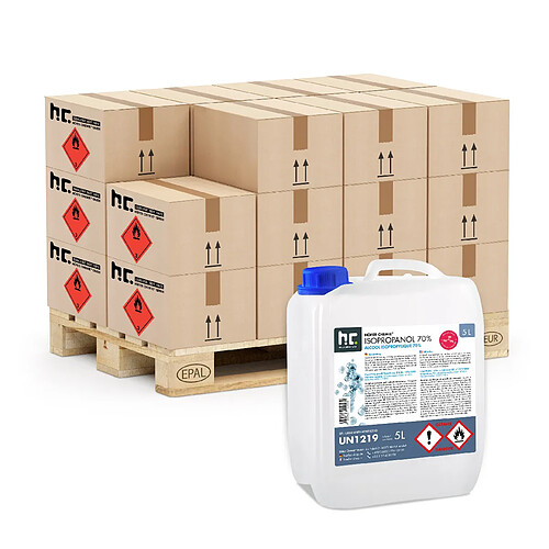 Hoefer Chemie Alcool Isopropylique 70% Höfer Chemie® - Bidon de 5 Litres pour Nettoyage Efficace