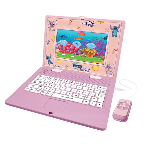Lexibook Ordinateur éducatif couleur Angel Stitch EN/FR