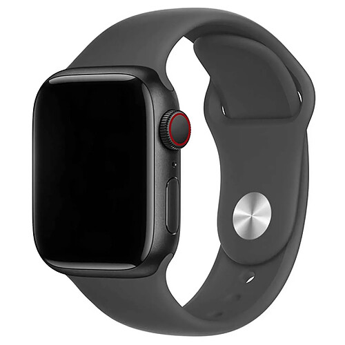 Devia Bracelet Sport pour Apple Watch 42 / 45 / 49mm en Silicone Souple Noir