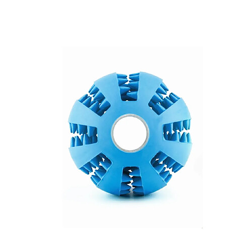 Generic Home Jouet distributeur et nettoyant dentaire en caoutchouc naturel, bleu marine 5cm