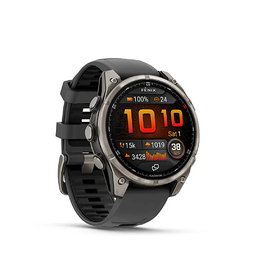 Garmin Fenix 8 Pro 010-03198-11 Montre GPS multisport 47 mm AMOLED Sapphire